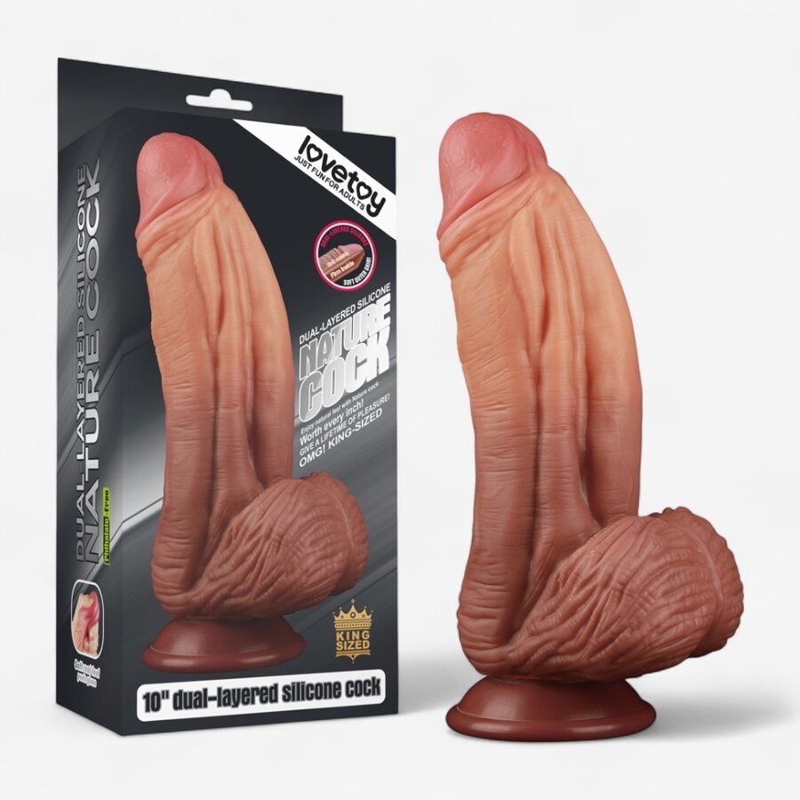 Lovetoy Nature Cock Dual Layered Silicone 24.5 cm