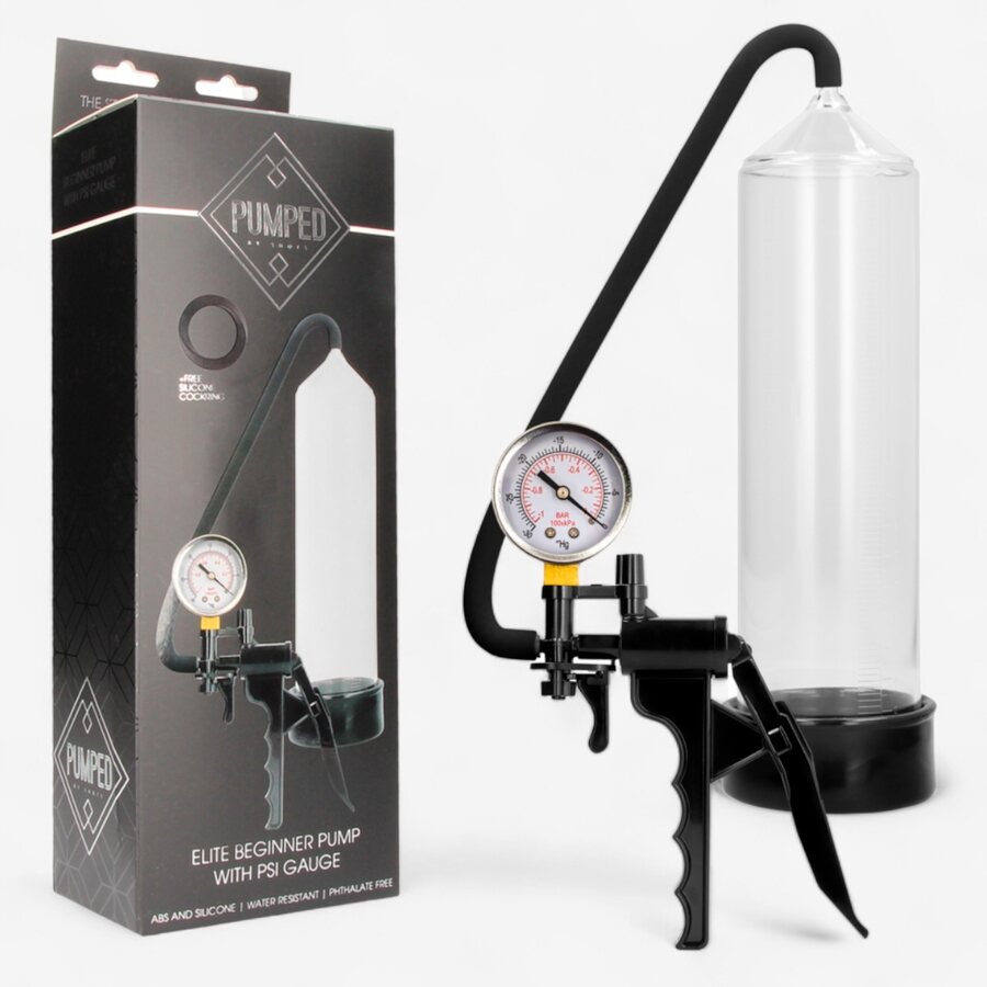 Pumped Aloittelijan Penispumppu Mittarilla