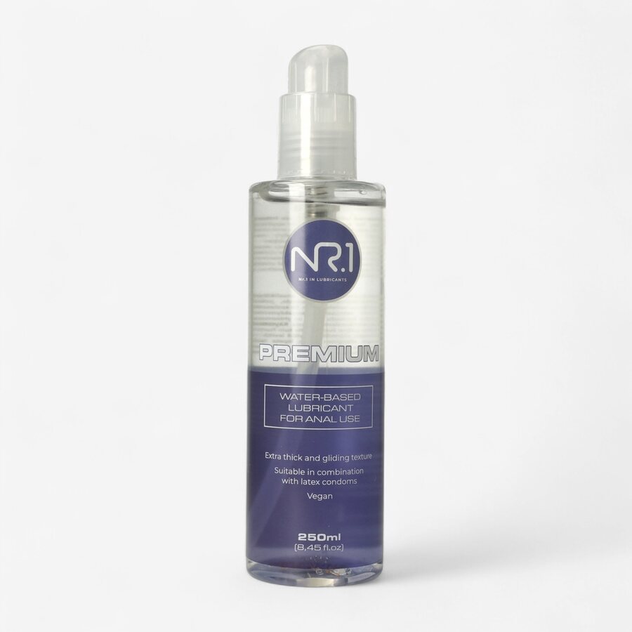 NR.1 Anaaliliukuvoide Premium Luxe – Paksu Vesipohjainen 250 ml