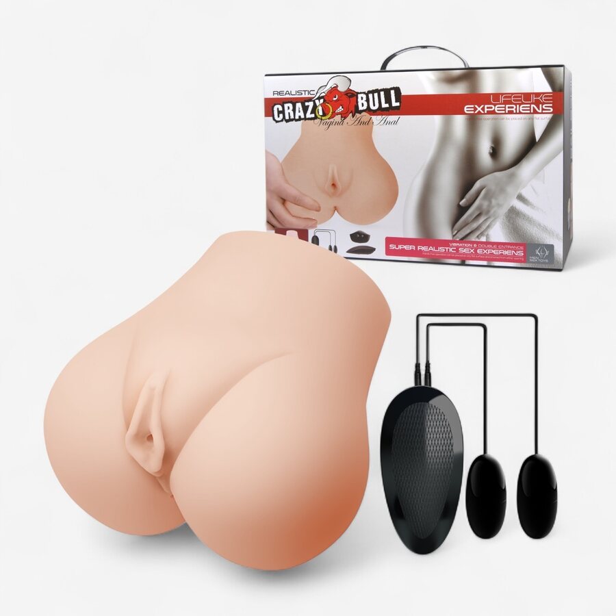 Crazy Bull Realistinen Vagina & Anus Moottoreilla