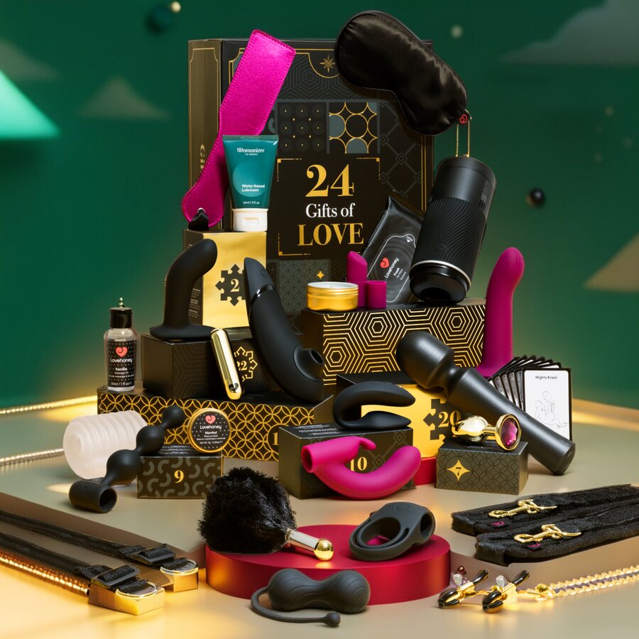 Lovehoney x Womanizer x We-Vibe x Arcwave Indulge in Luxury Joulukalenteri 2025 Lovehoney x Womanizer x We-Vibe x Arcwave Indulge in Luxury Joulukalenteri 2025