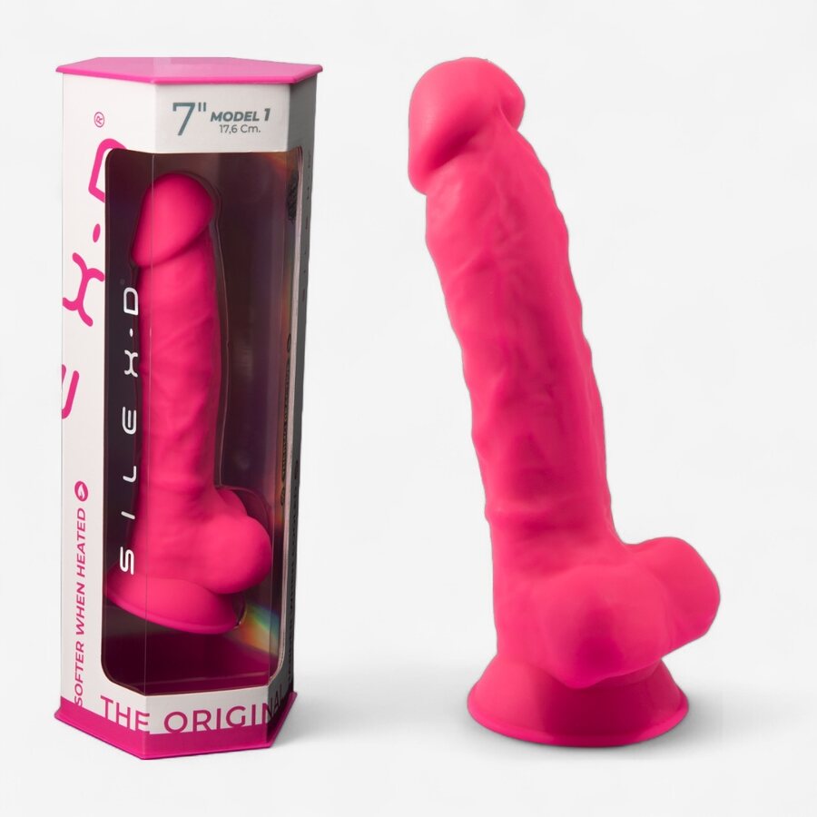SilexD SilexD Thermo Touch – Realistinen Dildo 18 cm Pinkki