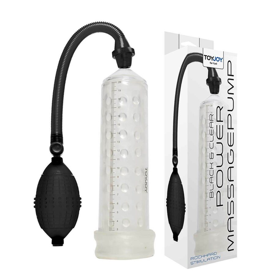 Toy Joy Power Massage Penispumppu Musta