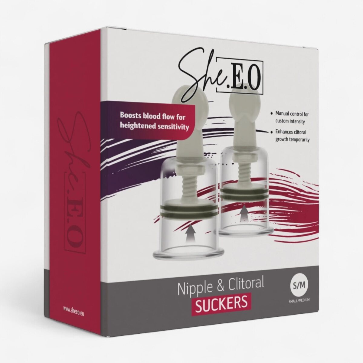 She.E.O Nipple & Clitoral Suckers – Adjustable Pleasure S/M
